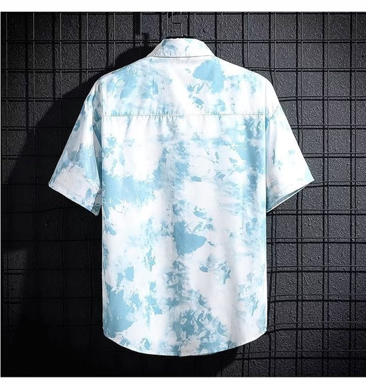Camisa Estampada Transpirable Ice Silk para Hombre - Colección Premium Verano - Image 20