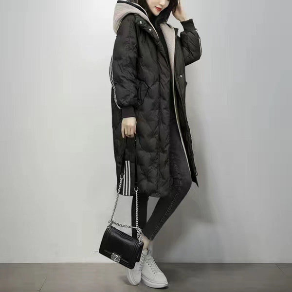 Abrigo Suelto Acolchado Estilo Coreano para Mujer