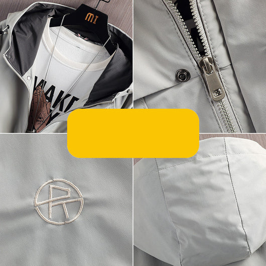 Chamarra Hoodie Casual Coreana para Hombre - Estilo Trendy Otoño - Image 4