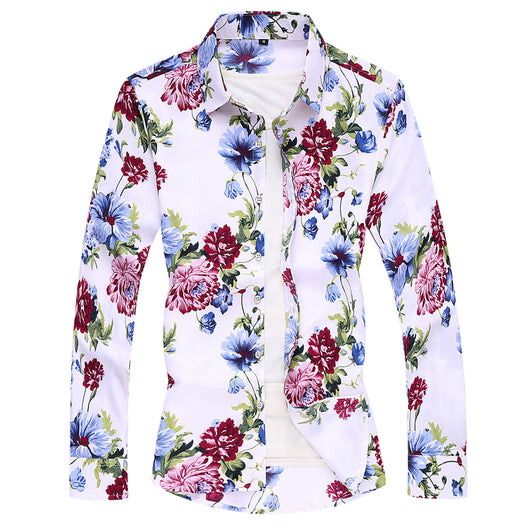 Camisa Estampada para Hombre Talla Grande - Colección Verano - Image 14