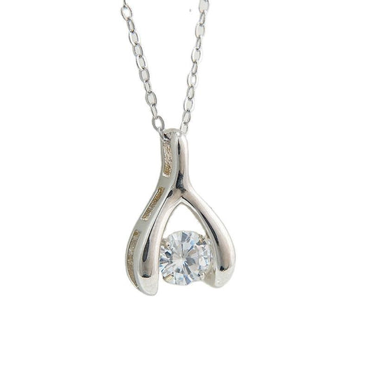Collar Corazón Latiente de Circonita Brillante
