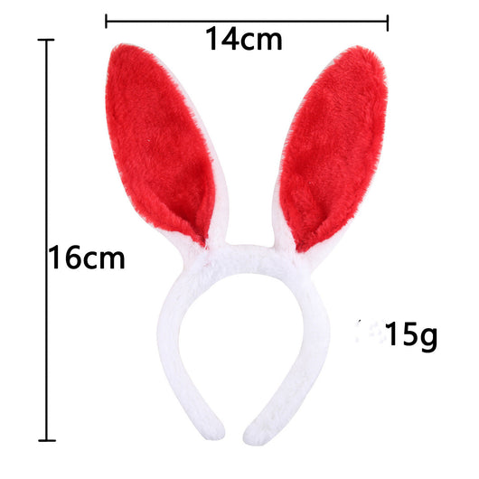 Diadema Infantil de Orejas de Conejo - Accesorios Navideños Peluche - Image 26