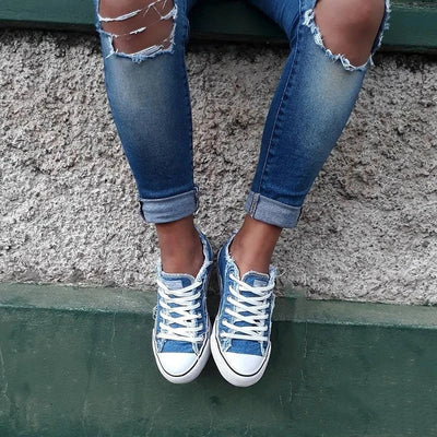 Zapatillas Canvas Desgastadas Estilo Urbano - Image 13