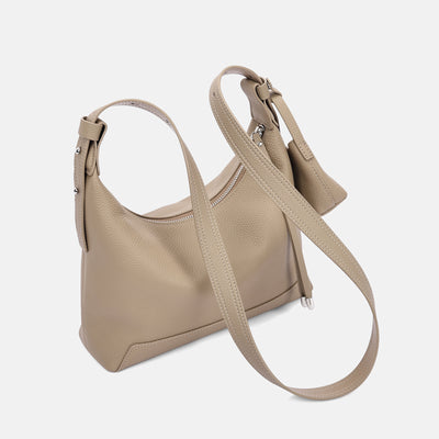 Bolsa de Cuero Genuino Minimalista - Diseño Contemporáneo Primera Capa - Image 3
