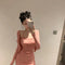 Conjunto de Falda y Blusa de Algodón con Encaje