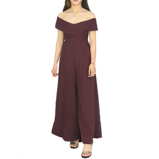 Jumpsuit Asimétrico Elegante de Un Hombro - Image 2