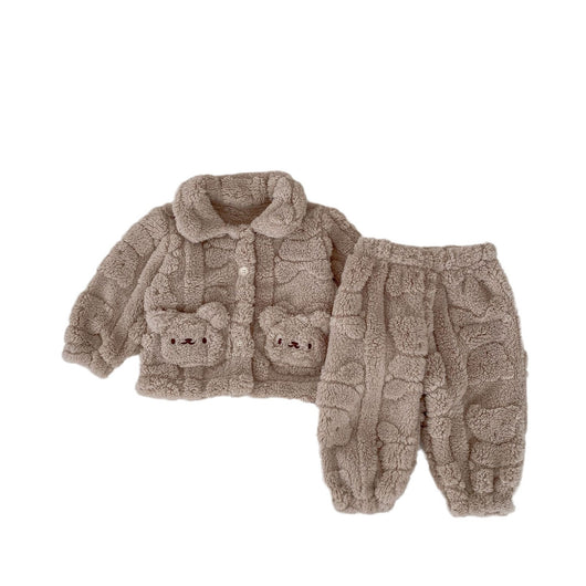 Pijama de Dos Piezas en Terciopelo Suave para Bebé - Image 5