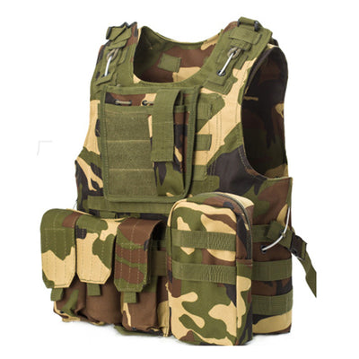 Chaleco Táctico Anfibio Multiusos con Carabineros para Deportes Extremos - Image 9