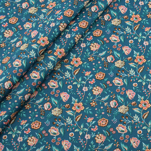 Paquete de 8 Piezas de Tela de Algodón Twill con Estampado Floral - Image 11