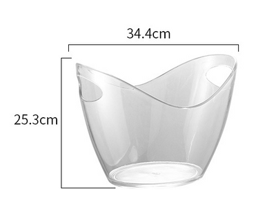 Cubo Enfriador de Champagne Acrílico Transparente Premium - Image 5