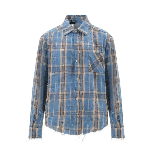 Camisa Vintage con Detalles Perforados - Estilo Personalidad - Image 24