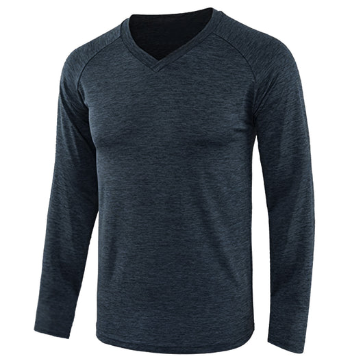 Camiseta Raglan de Manga Larga en Color Sólido para Hombre - Image 2