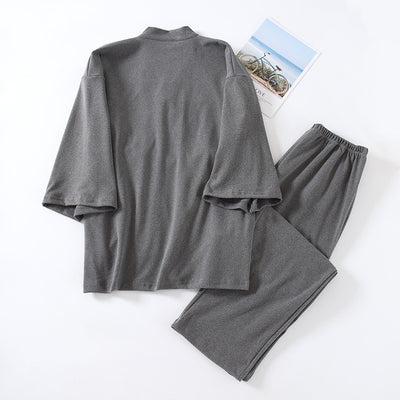 Pijama Kimono Japonés Muji para Hombre - Abrigo Térmico Premium - Image 4