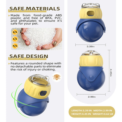 Juguete Interactivo Búho Dispensador de Alimento para Gatos - Image 6