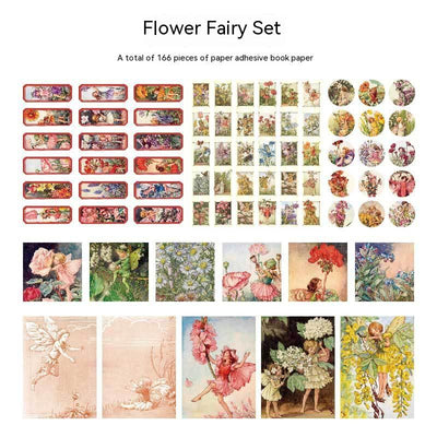 166 vintage-style decorative stickers featuring retro advertisements, tickets, and illustrations for scrapbooking and journaling. - Image 4