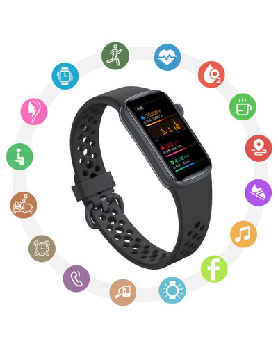 Pulsera Deportiva Inteligente con Pantalla Grande y Alertas de Llamadas - Image 12