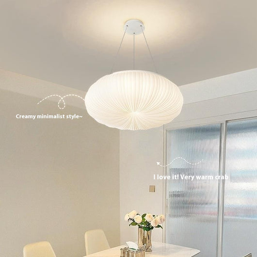 Lámpara de Techo Minimalista Nórdica Crema - Protección Ocular y Diseño Moderno - Image 3