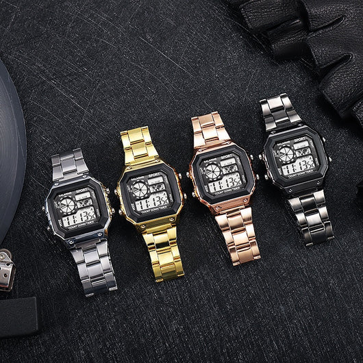 Reloj LED Luminoso de Moda para Hombre con Personalidad - Image 24