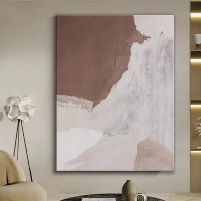 Cuadro Abstracto Pintura al Óleo Colores Morandi para Sala de Estar - Image 14