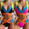 Bikini Triangular Multicolor con Bolsa de Playa para Mujer