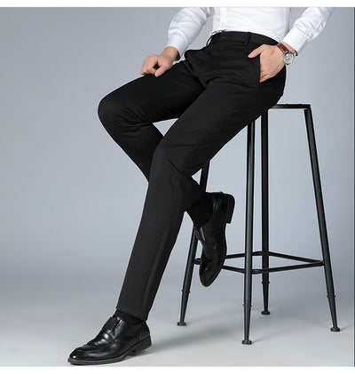 Pantalones de Negocio Elásticos Rectos para Hombre - Image 6