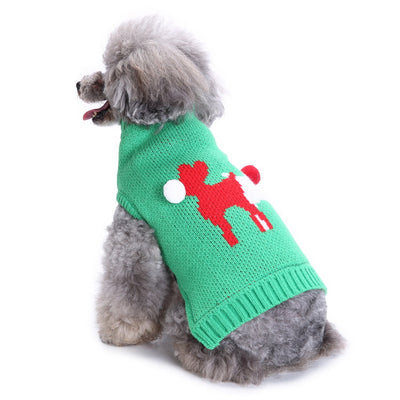 Suéter Navideño de Cuello Alto con Diseño de Huesos - Image 30