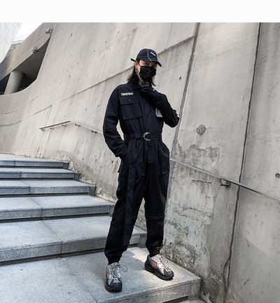 Overol Casual Unisex de Fibra Poliéster Estilo Japonés - Image 14