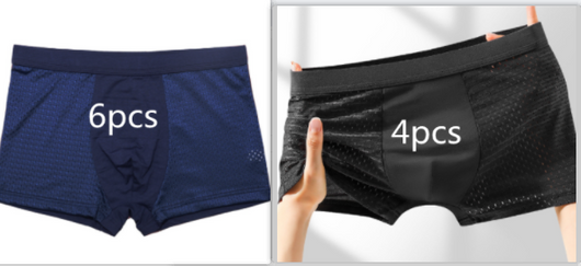 Calzoncillos Holgados de Malla Ice Silk para Hombre - Image 17