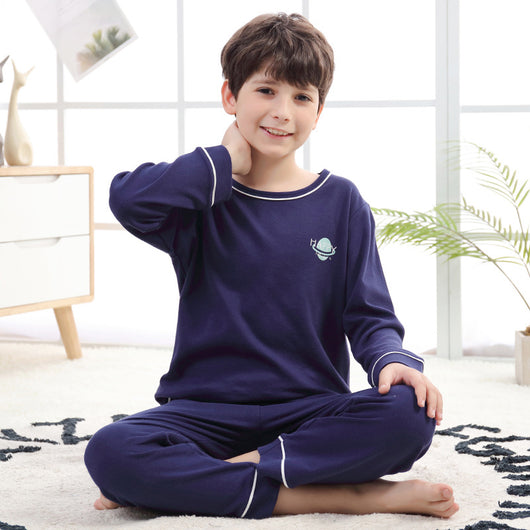Pijama Infantil de Algodón Puro Manga Larga Primavera Otoño - Image 19