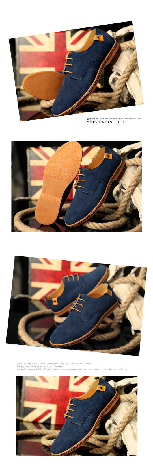 Zapatos de Gamuza con Cordones para Hombre - Image 20