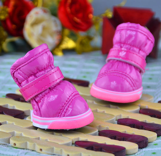 Botas Impermeables de Cuero PU para Perros - Abrigo Invernal - Image 11