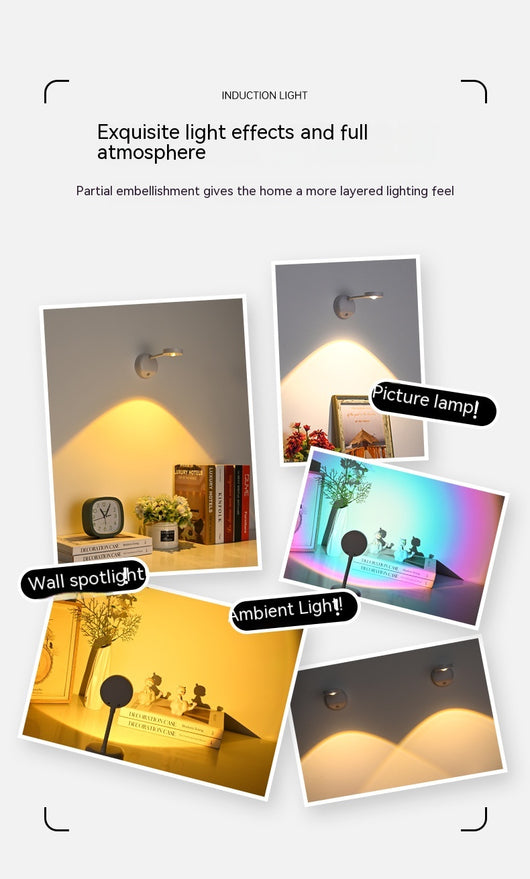 Lámpara de Pared Inductiva Recargable sin Cables ni Perforaciones - Image 10