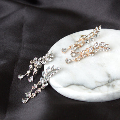 Aretes de Moda Hoja con Borla - Diseño Tendencia - Image 12
