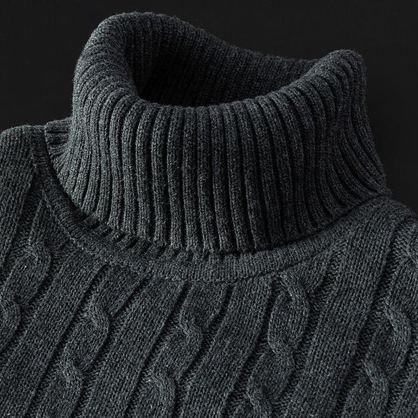 Suéter Casual Grueso con Forro de Polar para Hombre