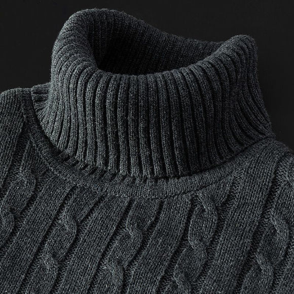 Suéter Casual Grueso con Forro de Polar para Hombre