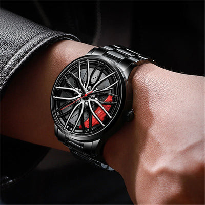 Reloj Automático para Hombre con Diseño de Rueda y Acabado Chapado al Vacío - Image 13