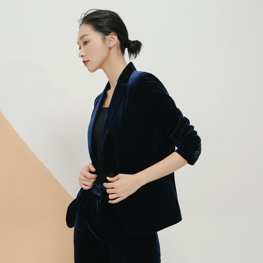 Blazer Ejecutivo Slim Fit en Terciopelo - Image 11