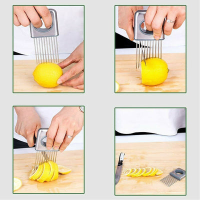 Cortador de Verduras y Cebolla en Acero Inoxidable - Herramienta de Cocina Profesional - Image 25
