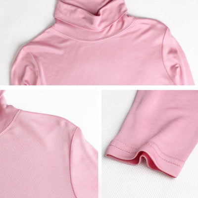 Blusa de Cuello Alto en Seda - Pullover Manga Larga para Mujer - Image 15
