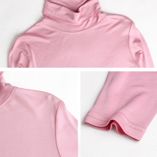 Blusa de Cuello Alto en Seda - Pullover Manga Larga para Mujer - Image 15