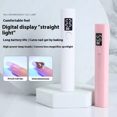 Lámpara LED Portátil con Pantalla Digital y Cable Integrado