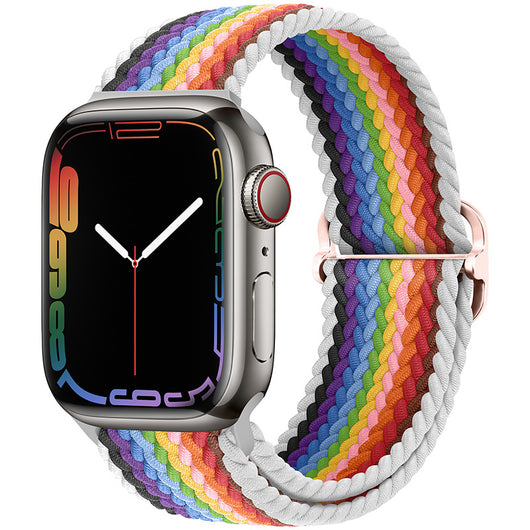 Correa Nylon Trenzada Ajustable para Apple Watch Series 7 - Image 25