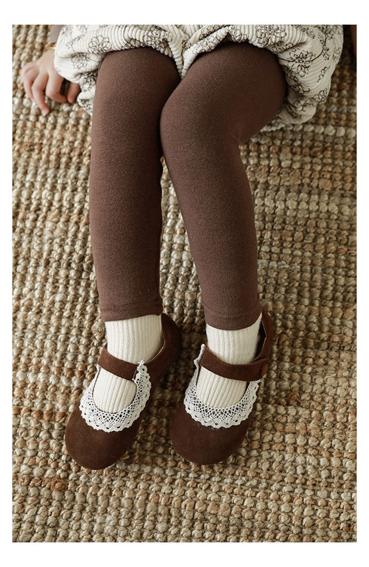 Leggings Elásticos para Niña - Versátiles para Exteriores y Uso Diario - Image 34