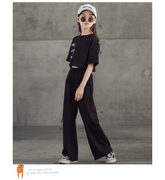 Conjunto Estampado: Camiseta Manga Corta + Pantalón Ancho Pierna Recta - Image 25