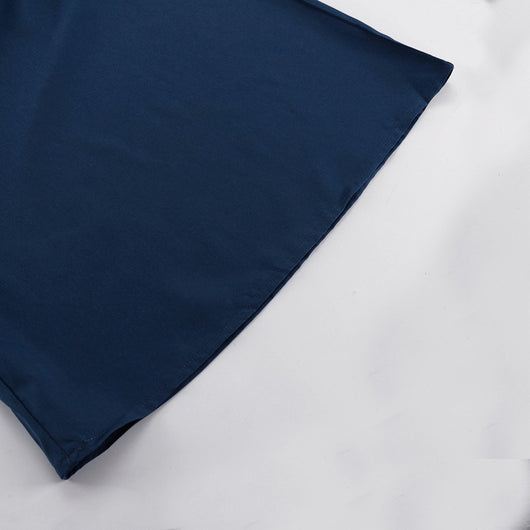 Conjunto de Dos Piezas: Camisa Suelta con Cuello Mao y Pantalón Ancho - Image 19