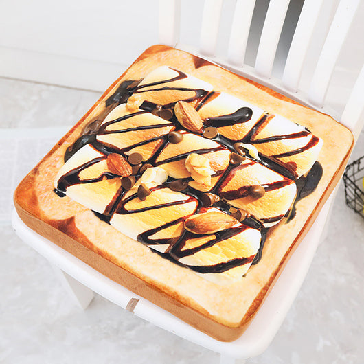 Cojín Decorativo Suave en Forma de Tostada - Image 4