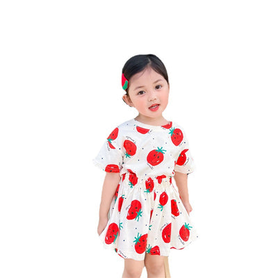 Conjunto Infantil Estilo Vaquero con Falda Pantalón - Dos Piezas - Image 8
