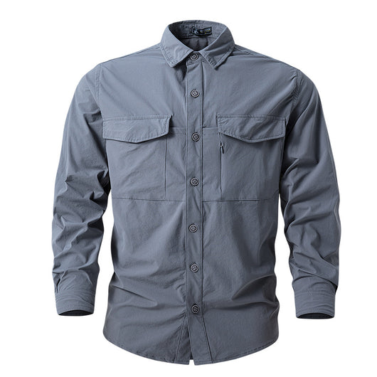 Camisa Táctica de Secado Rápido Consul para Hombre - Múltiples Bolsillos Entrenamiento - Image 11