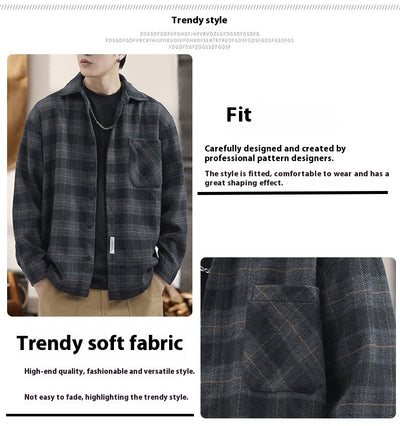 Camisa Suéter Holgada de Manga Larga para Otoño e Invierno - Resistente a Manchas - Image 17