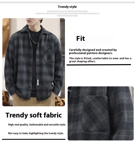 Camisa Suéter Holgada de Manga Larga para Otoño e Invierno - Resistente a Manchas - Image 17